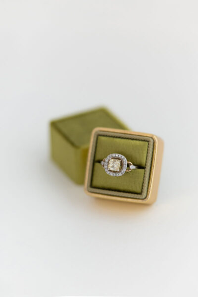 perfect engagement gift ring box for the bride