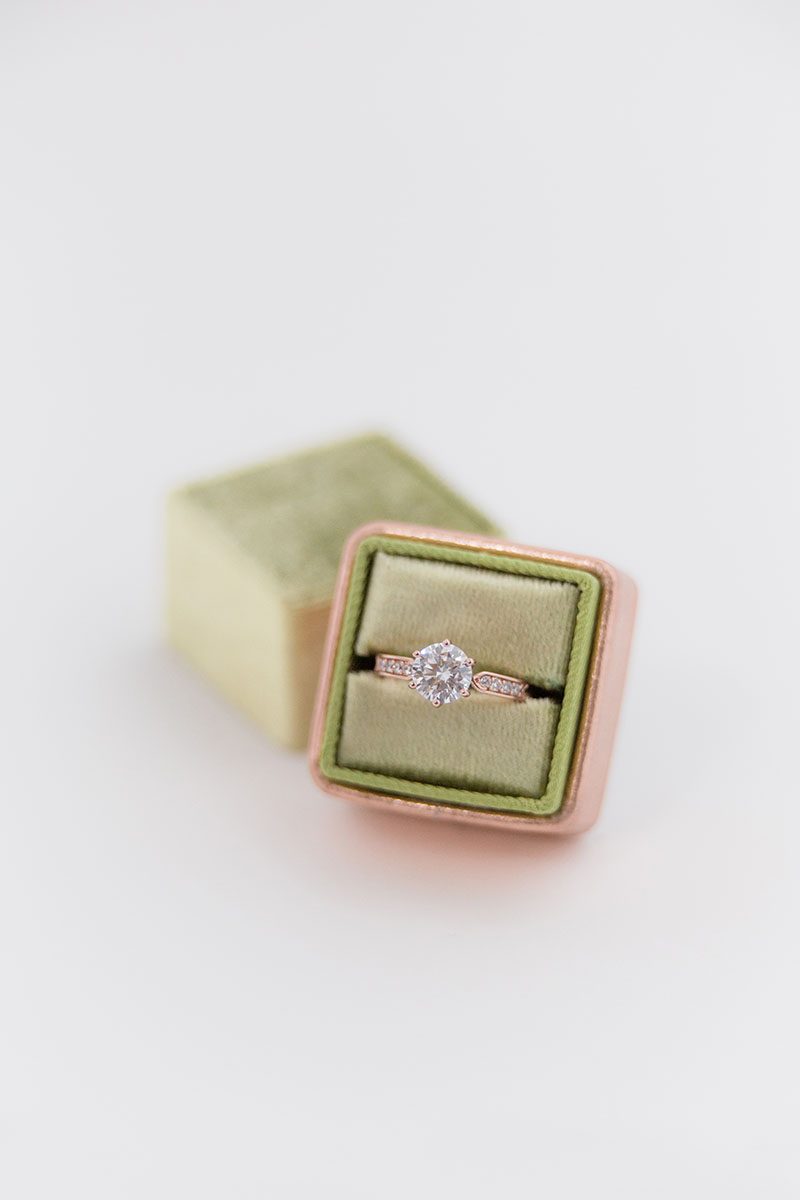 perfect engagement gift ring box for the bride