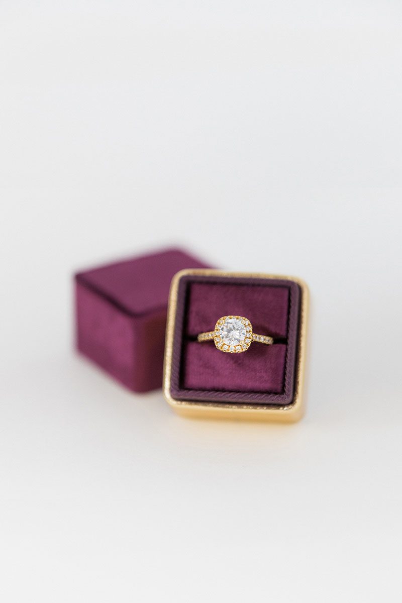 perfect engagement gift ring box for the bride