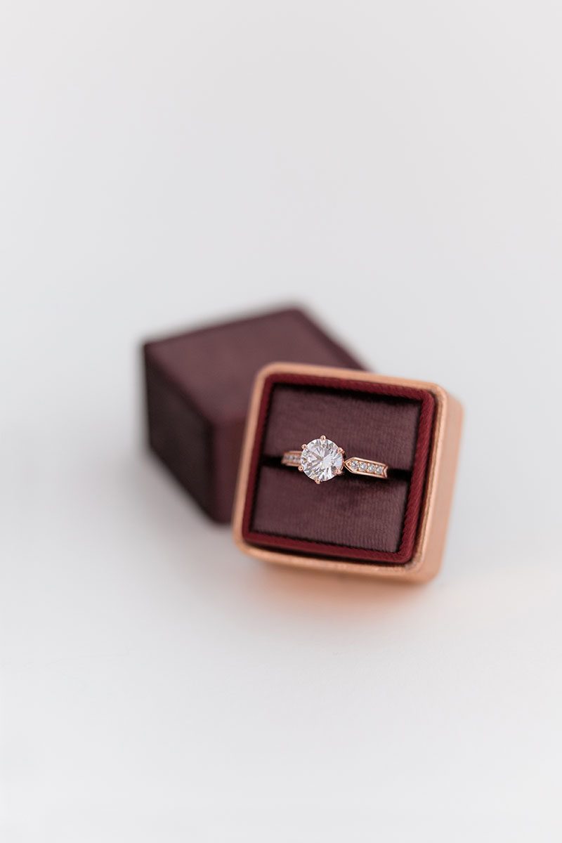 perfect engagement gift ring box for the bride