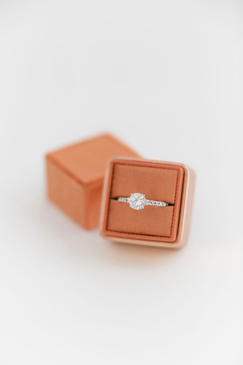 perfect engagement gift ring box for the bride