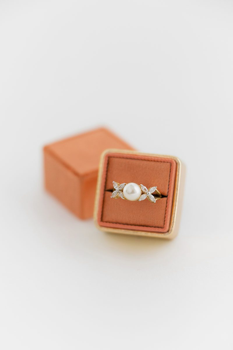 perfect engagement gift ring box for the bride