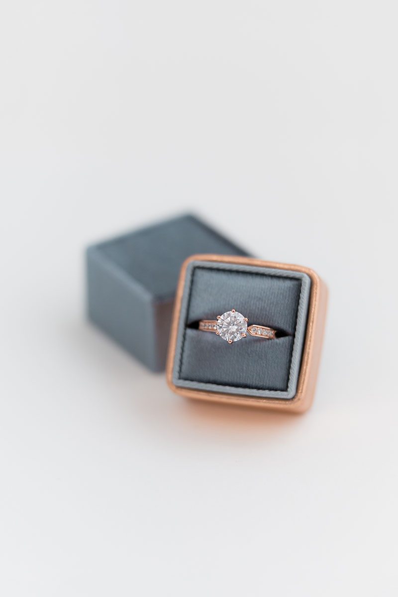 perfect engagement gift ring box for the bride