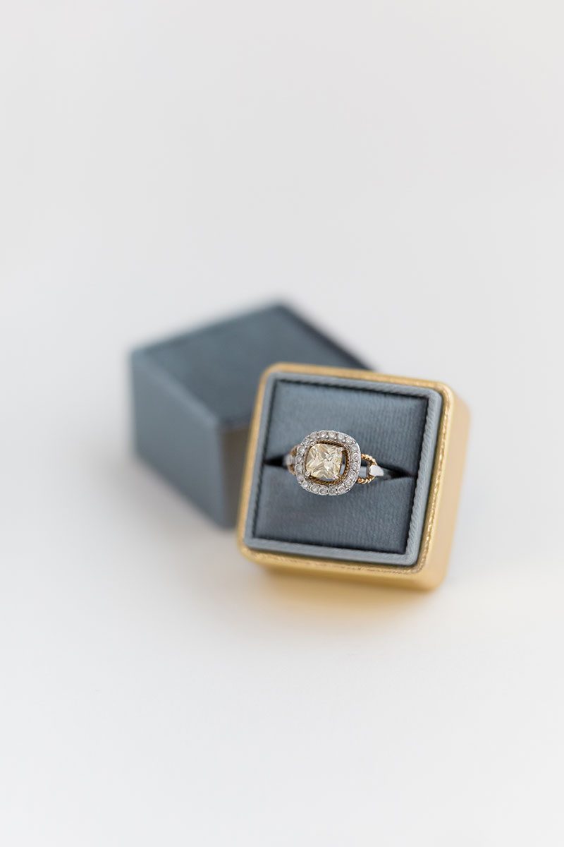 perfect engagement gift ring box for the bride