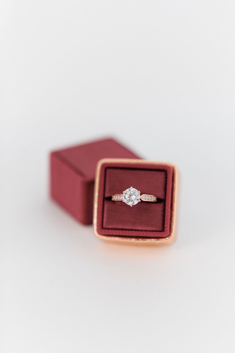 perfect engagement gift ring box for the bride