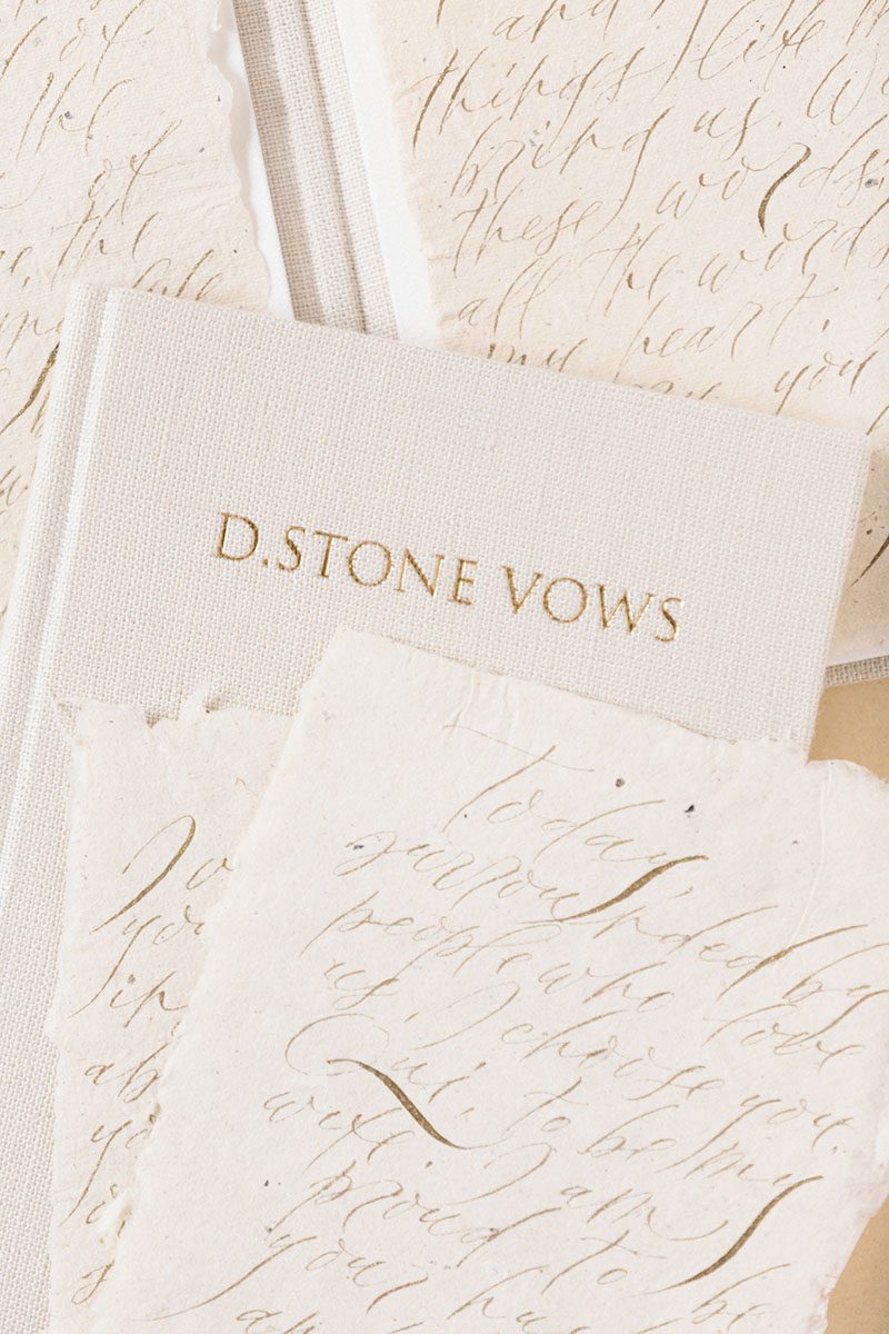 Wedding Stationery vows book menu folio linen velvet leather Silk Russia UK US