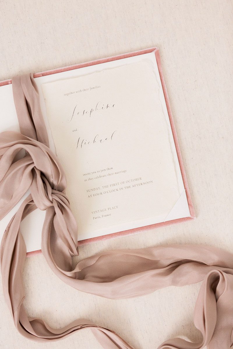 Wedding Stationery vows book menu folio linen velvet leather Silk Russia UK US
