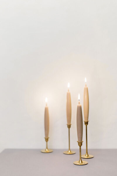 200mm Barrel Beeswax Candles
