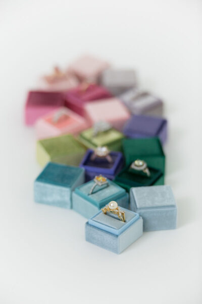 Cover Bottom Petite Ring Boxes